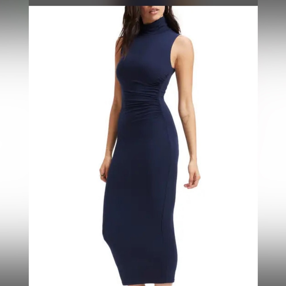 Good American Good Touch Turtleneck dress